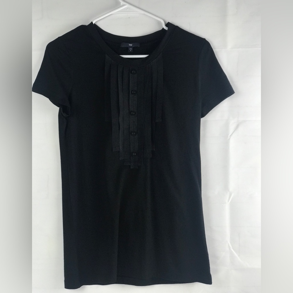 GAP womens black tee shirt blouse top- medium